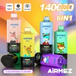 Airmez 140K Disposable Vape – 140000 Puffs 6-in-1 Eldobható Vape Nagykereskedelmi Áron