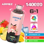 Airmez 140K Disposable Vape – 140000 Puffs 6-in-1 Eldobható Vape Nagykereskedelmi Áron - Image 14