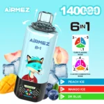 Airmez 140K Disposable Vape – 140000 Puffs 6-in-1 Eldobható Vape Nagykereskedelmi Áron - Image 8