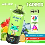 Airmez 140K Disposable Vape – 140000 Puffs 6-in-1 Eldobható Vape Nagykereskedelmi Áron - Image 6