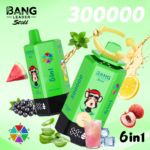 Bang Leader Stoll 300K Puffs – 6 az 1-ben Eldobható Vape Kijelzővel,  Ízváltó Rendszer, - Image 13