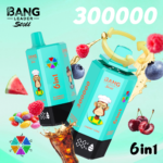 Bang Leader Stoll 300K Puffs – 6 az 1-ben Eldobható Vape Kijelzővel,  Ízváltó Rendszer, - Image 12