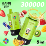 Bang Leader Stoll 300K Puffs – 6 az 1-ben Eldobható Vape Kijelzővel,  Ízváltó Rendszer, - Image 9