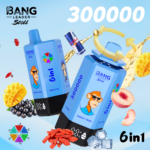 Bang Leader Stoll 300K Puffs – 6 az 1-ben Eldobható Vape Kijelzővel,  Ízváltó Rendszer, - Image 8