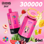 Bang Leader Stoll 300K Puffs – 6 az 1-ben Eldobható Vape Kijelzővel,  Ízváltó Rendszer, - Image 6