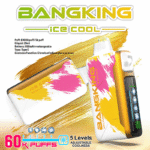 Bang King Ice Cool 60000 Puffs Eldobható Vape – Állítható Hűtési Szint, LED Kijelző, 25ml E-Liquid