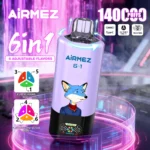 Airmez 140K Disposable Vape – 140000 Puffs 6-in-1 Eldobható Vape Nagykereskedelmi Áron - Image 3