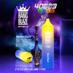 Bang Blaze Shisha 40000 – Prémium Bang Disposable Vape akár 40 000 slukkal - Image 5