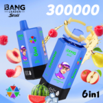 Bang Leader Stoll 300K Puffs – 6 az 1-ben Eldobható Vape Kijelzővel,  Ízváltó Rendszer, - Image 4