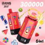 Bang Leader Stoll 300K Puffs – 6 az 1-ben Eldobható Vape Kijelzővel,  Ízváltó Rendszer, - Image 3