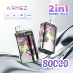 Airmez Fox 80K – 80 000 slukkos 2 az 1-ben eldobható vape, Dual Flavor, Mesh Coil
