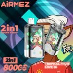 Airmez Fox 80K – 80 000 slukkos 2 az 1-ben eldobható vape, Dual Flavor, Mesh Coil - Image 7