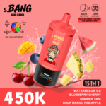 Bang Leader 450K – 15 íz 1-ben, újratölthető eldobható vape - Image 4