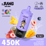 Bang Leader 450K – 15 íz 1-ben, újratölthető eldobható vape - Image 10