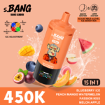 Bang Leader 450K – 15 íz 1-ben, újratölthető eldobható vape - Image 5